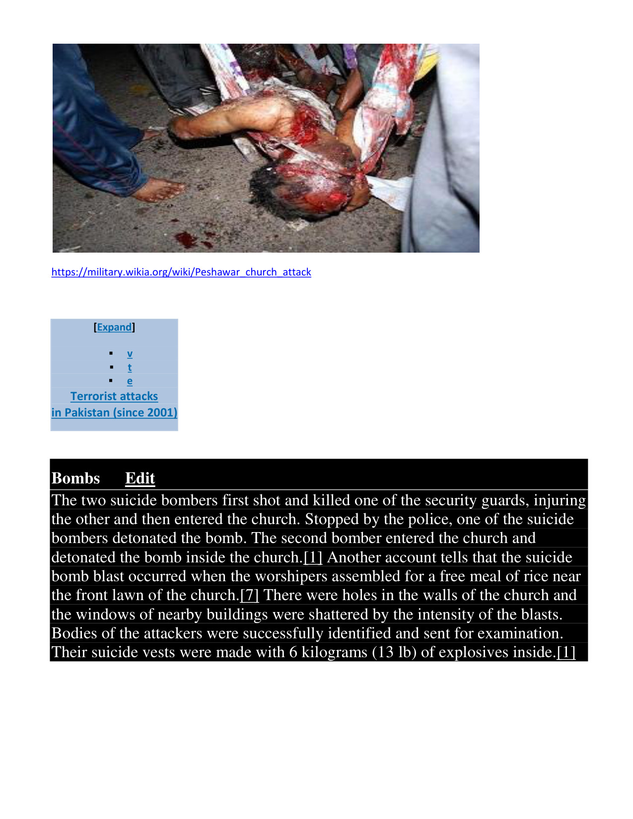 evidences of attack 22 sept 2013 17